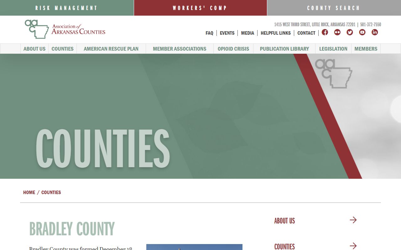 Bradley County Arkansas - county offices and divorce records contacts