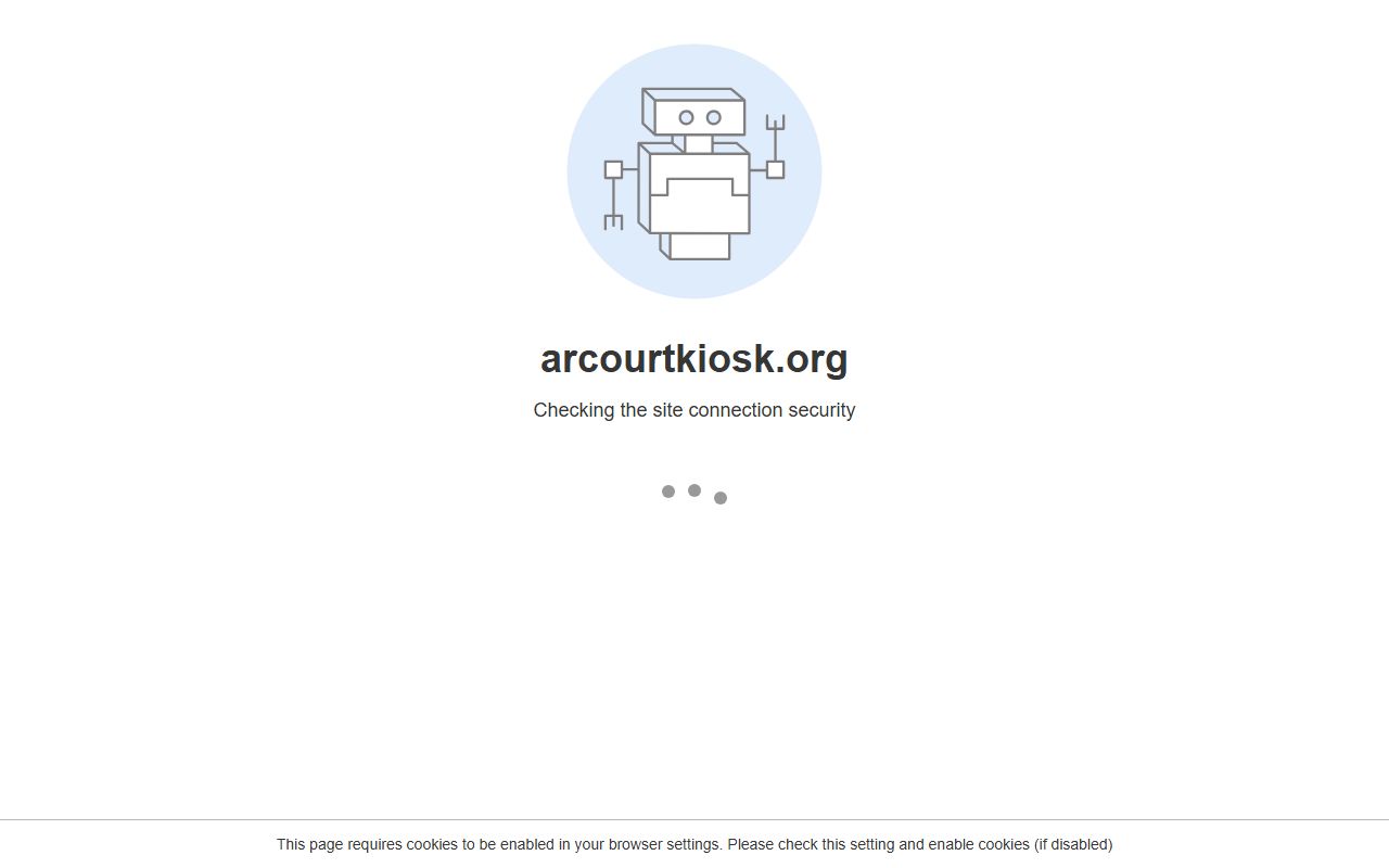 Arkansas Court Kiosk Dallas County page showing divorce decree case types and Circuit Clerk contact